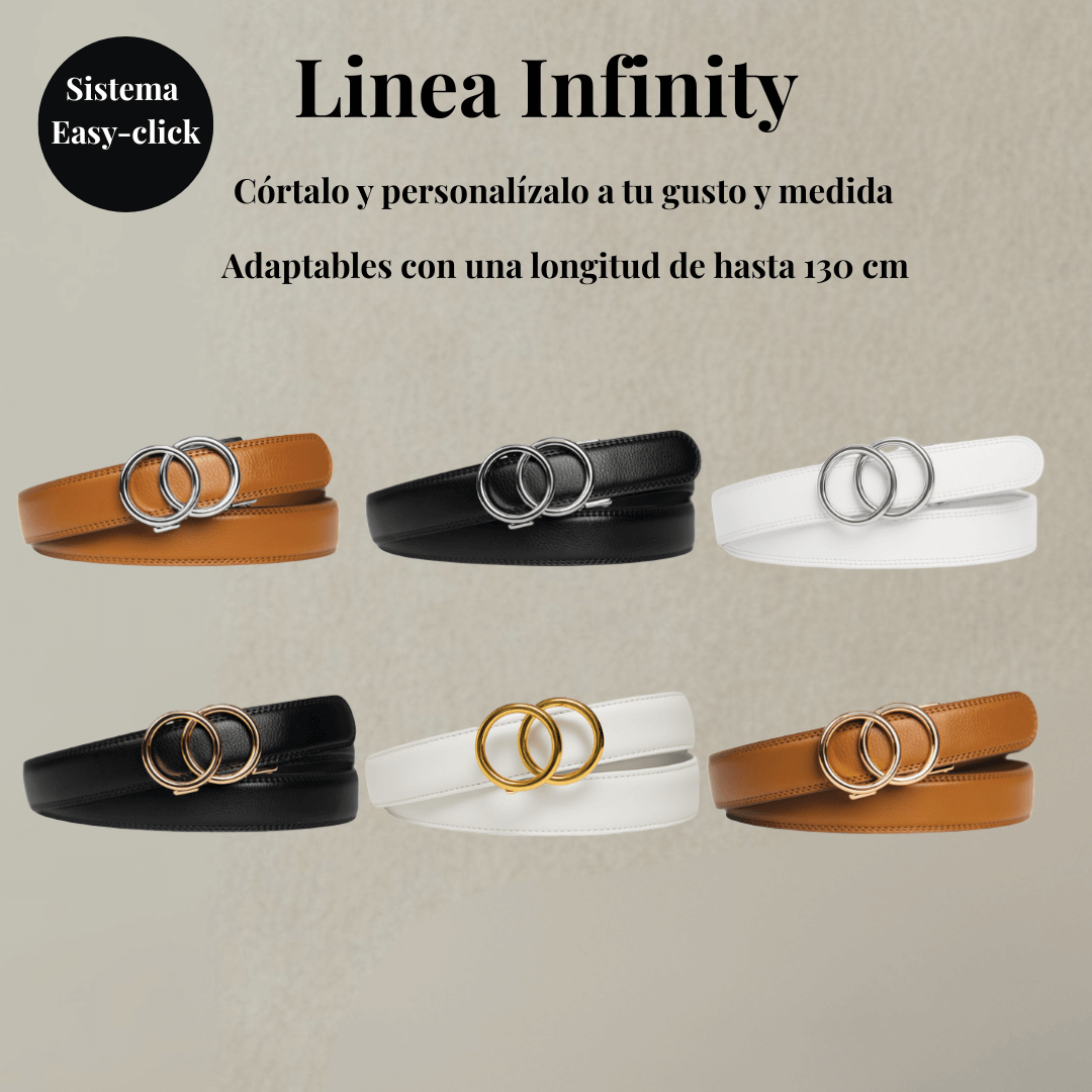 Cinturón BÉLTYCA: Automático de cuero Easy-click + Hebilla extra + caja de regalo GRATIS