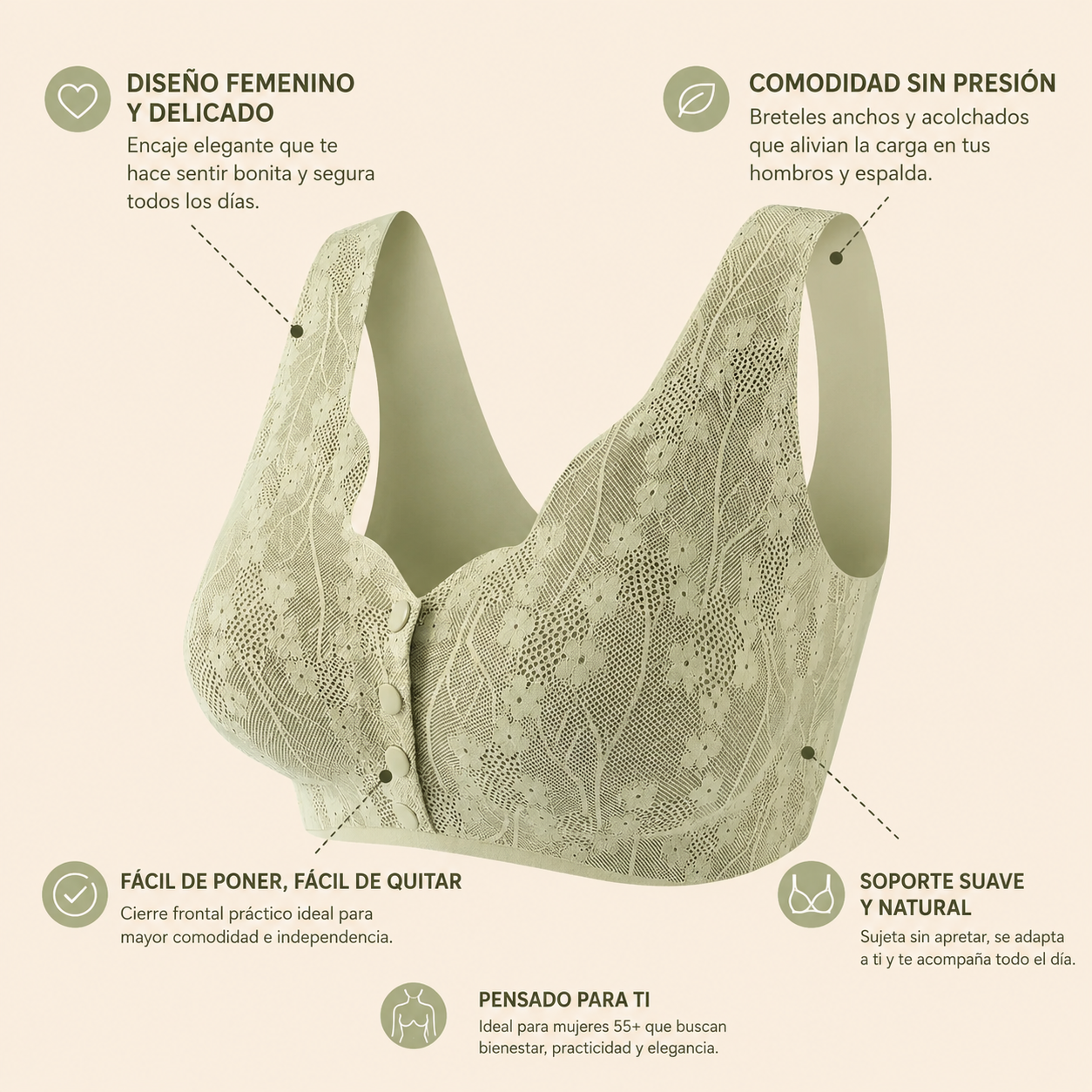 ComfortLift™ Abertura Frontal